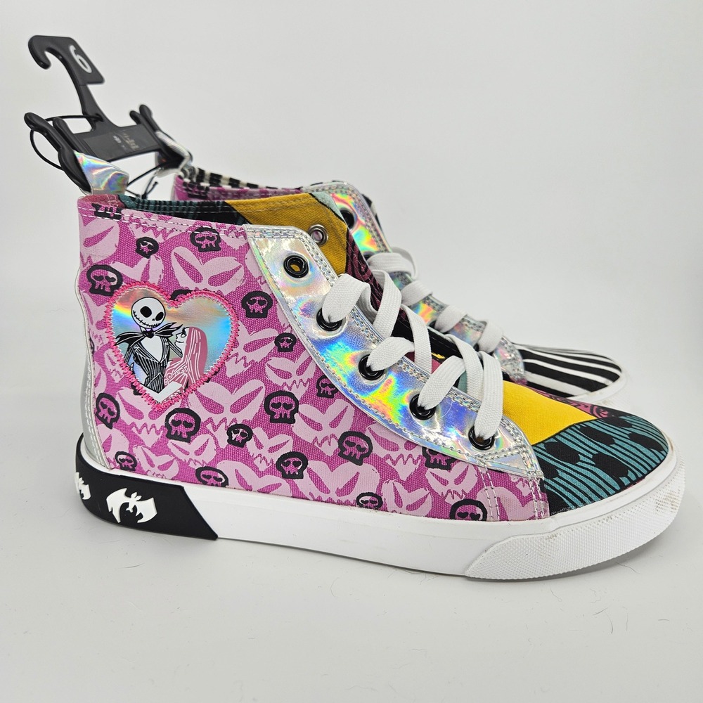 Ground Up Nightmare‎ Before Christmas High Top Sneakers Jack Skellington Sz 6